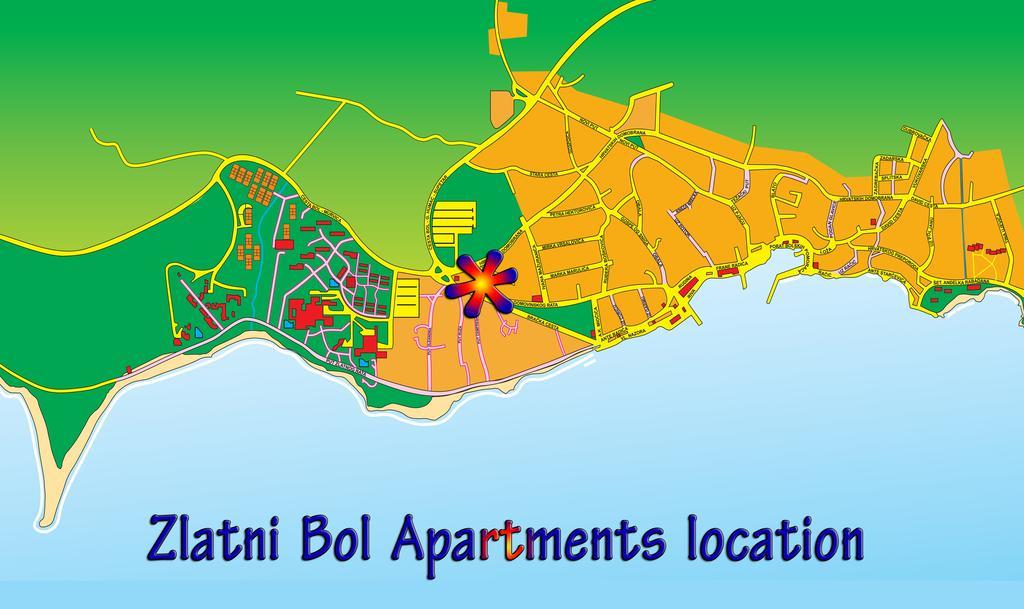 Zlatni Bol Apartments 部屋 写真